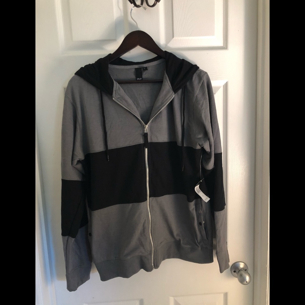 Split Hoodie Sweater